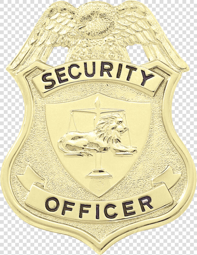 Security Officer Badge With Eagle   Emblem  HD Png DownloadTransparent PNG