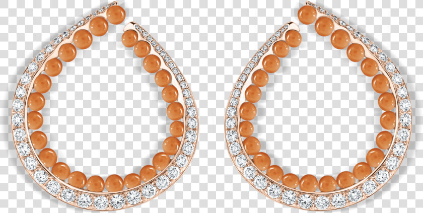 Pearl Rose Hoop Earrings Rose Gold Pr 09 001   Earrings  HD Png DownloadTransparent PNG