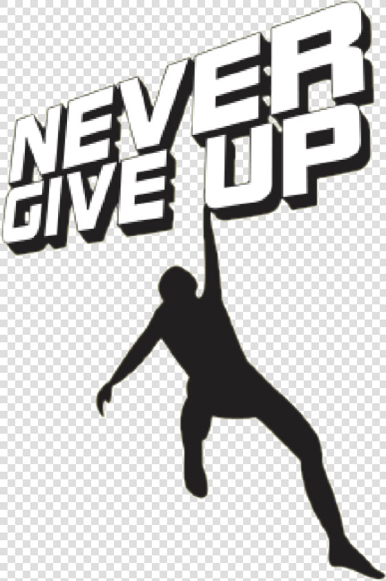 Basketball Quotes Clipart Svg Library Nevergiveup   3d Never Give Up Logo Png  Transparent PngTransparent PNG