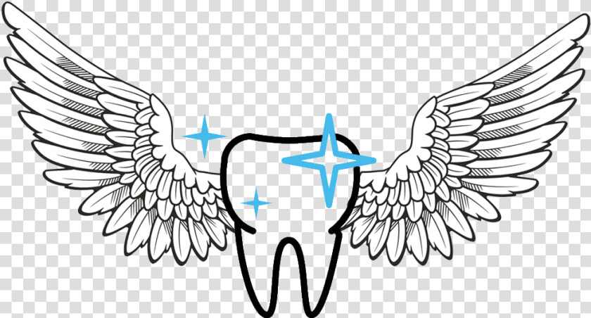 Remember The First Time You Lost A Tooth There Aren   Angel Wings Drawing Png  Transparent PngTransparent PNG