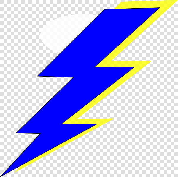 Transparent Screws Clipart   Blue And Yellow Lightning Bolt  HD Png DownloadTransparent PNG