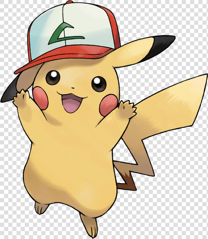 Pikachu Clipart Pokemon Sun Moon   Pokemon Ash Hat Pikachu  HD Png DownloadTransparent PNG