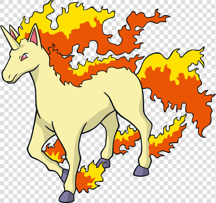 Rapidash Pokemon Character Vector Art  HD Png DownloadTransparent PNG