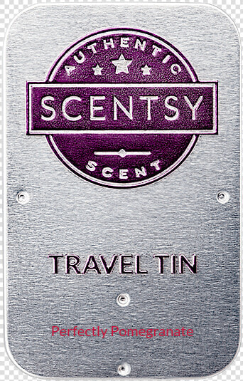 Perfectly Pomegranate Travel Tin   Scentsy Black Raspberry Vanilla Travel Tin  HD Png DownloadTransparent PNG