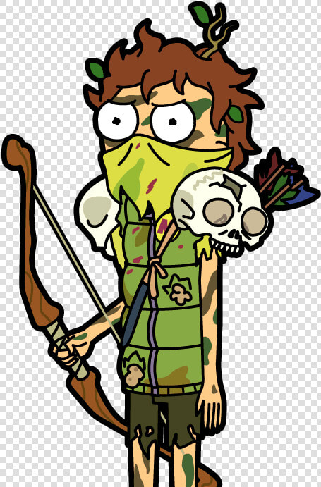 Wild Man Morty Pocketmortys Net Survivor   Pocket Mortys Wild Man Morty  HD Png DownloadTransparent PNG