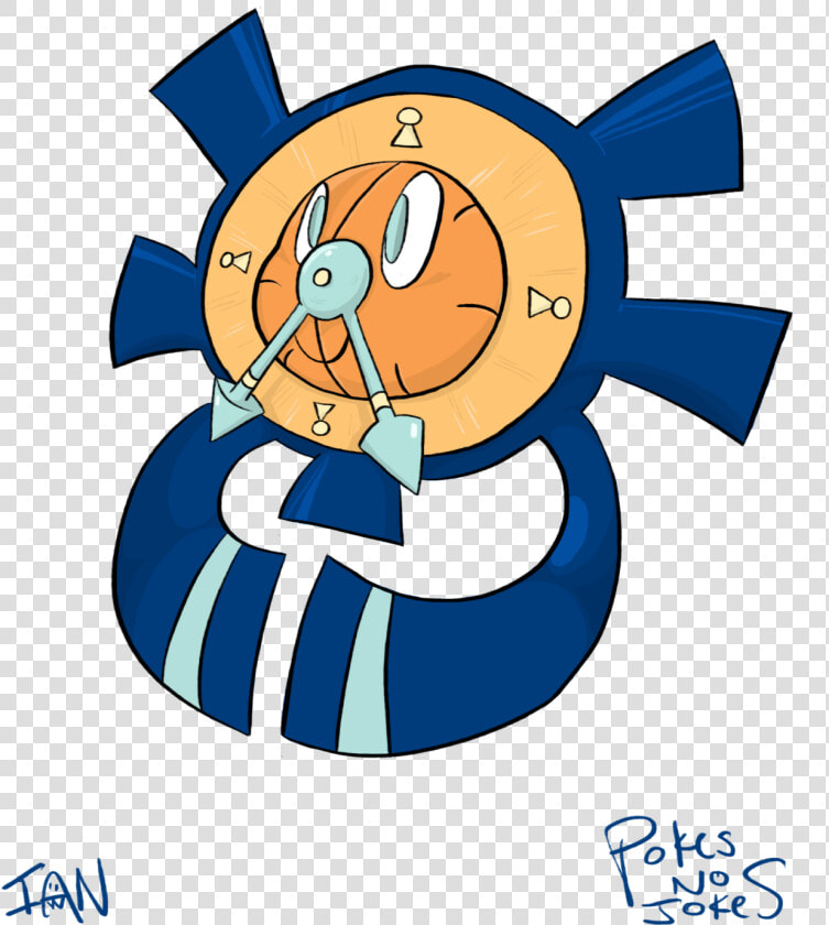 Clockial Psychic This Pokemon Knows All Knowledge Of   Cartoon  HD Png DownloadTransparent PNG