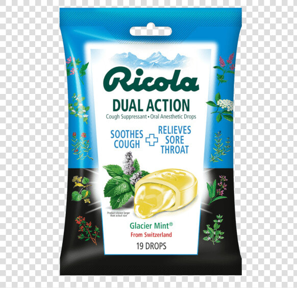 Ricola Dual Action Cough Drops  HD Png DownloadTransparent PNG