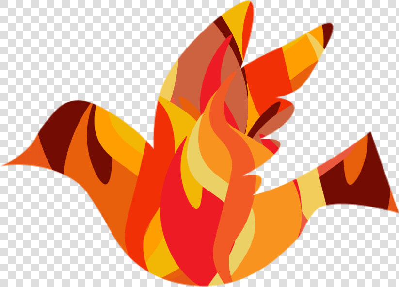 Pentecost Sunday Graphics   Flaming Dove Pentecost Clipart  HD Png DownloadTransparent PNG