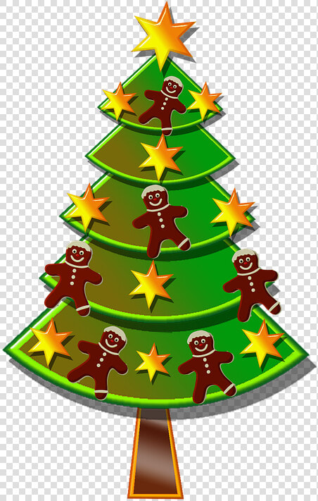 Christmas Tree  Stars  Gingerbread  Christmas  Perníček   Stromeček Png  Transparent PngTransparent PNG