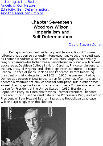 President Woodrow Wilson  HD Png DownloadTransparent PNG