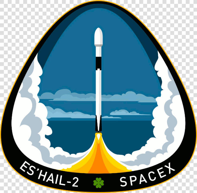 Spacex Es’hail 2 Mission Patch Data Large Image   cdn   Spacex Es Hail Mission Patch  HD Png DownloadTransparent PNG