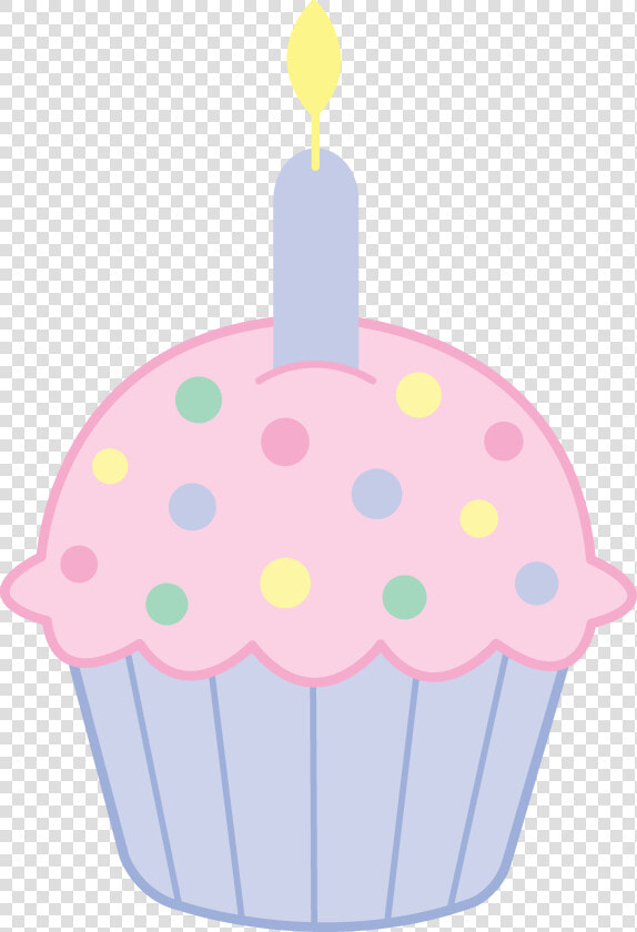 Cupcake Art On Cupcake And Pink Cupcakes Clipart   Cute Birthday Cupcake Png  Transparent PngTransparent PNG