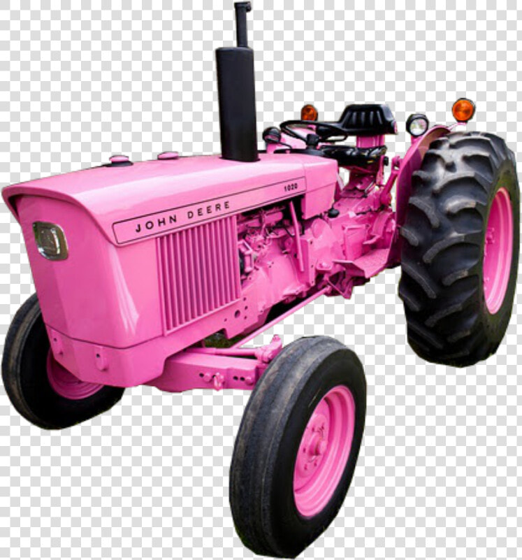  pink  tractor  johndeere   John Deere Tractor Rosa  HD Png DownloadTransparent PNG