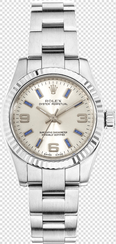 Oyster Perpetual White Gold And Stainless Steel Automatic   Rolex  HD Png DownloadTransparent PNG