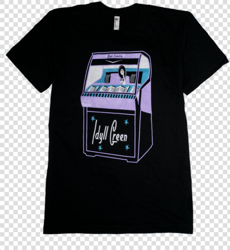 Idyll Green Purple Jukebox Front   Active Shirt  HD Png DownloadTransparent PNG