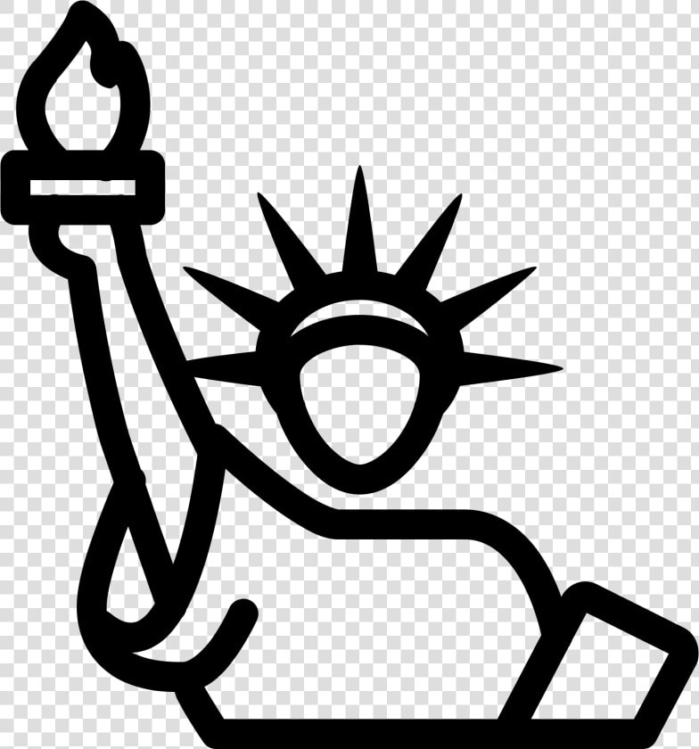 Statue Of Liberty Clipart Torch   Statue Liberty Icon  HD Png DownloadTransparent PNG