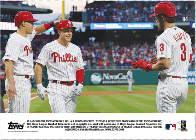 Mlb Topps Now® Card   Scott Kingery Bryce Harper  HD Png DownloadTransparent PNG