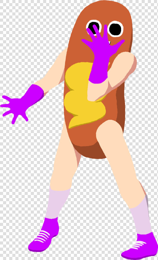 Not Quite Cena  Hotdog Man Allows You To See Him As   Hot Dog Giornos Pose  HD Png DownloadTransparent PNG