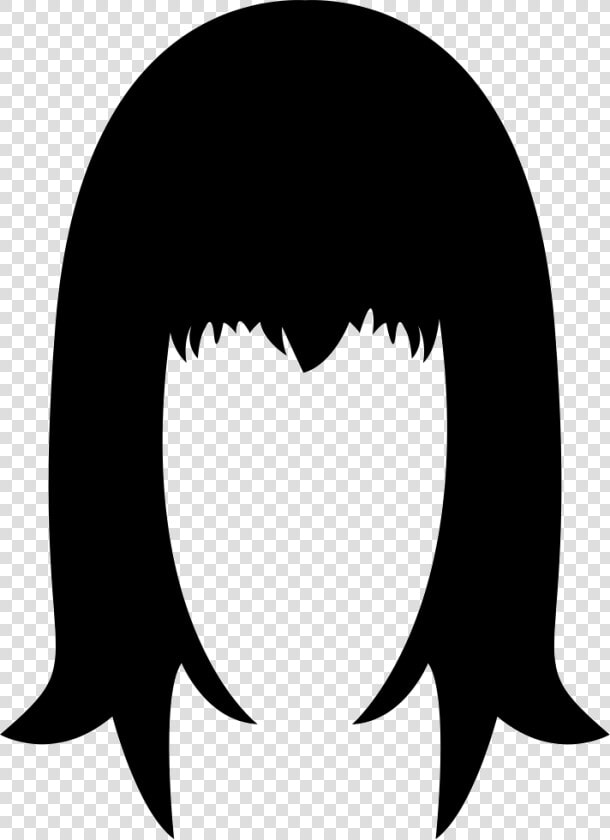 Shoulder Length With Full Bangs Wig   Wig Clipart  HD Png DownloadTransparent PNG