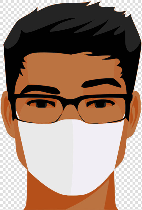 Beard head vision Care   Man With Face Mask Png  Transparent PngTransparent PNG