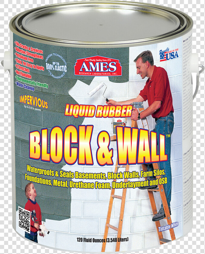 Ames Block  amp  Wall Liquid Rubber Coating Bwrf  HD Png DownloadTransparent PNG