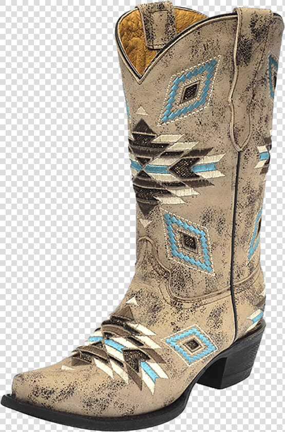 Kid S Corral Aztec Pattern Boot   Cowboy Boot  HD Png DownloadTransparent PNG