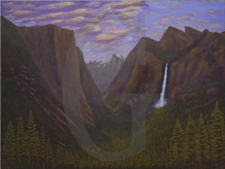 William Lee Golden Painting Yosemite Valley Title   Summit  HD Png DownloadTransparent PNG