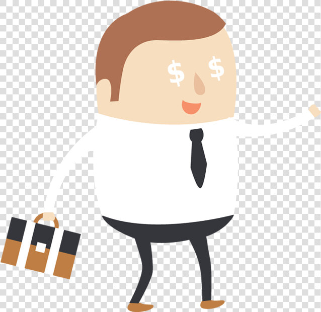 Transparent Eyes On Teacher Clipart   Greedy Businessman Png  Png DownloadTransparent PNG