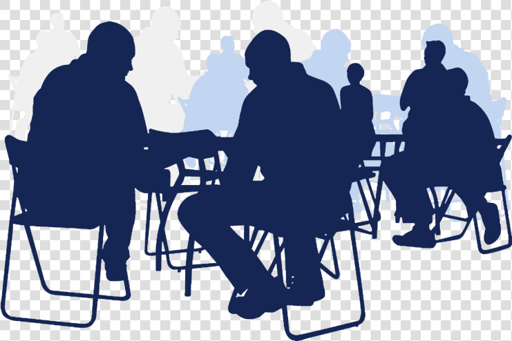 Silhouette Meeting Lunch Breakroom Talk Office Recolored   Talking To An Old Friend Makes Me Happy  HD Png DownloadTransparent PNG