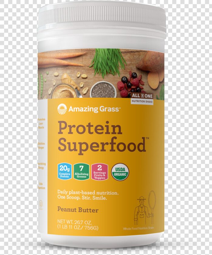 Amazing Grass Protein Superfood  HD Png DownloadTransparent PNG