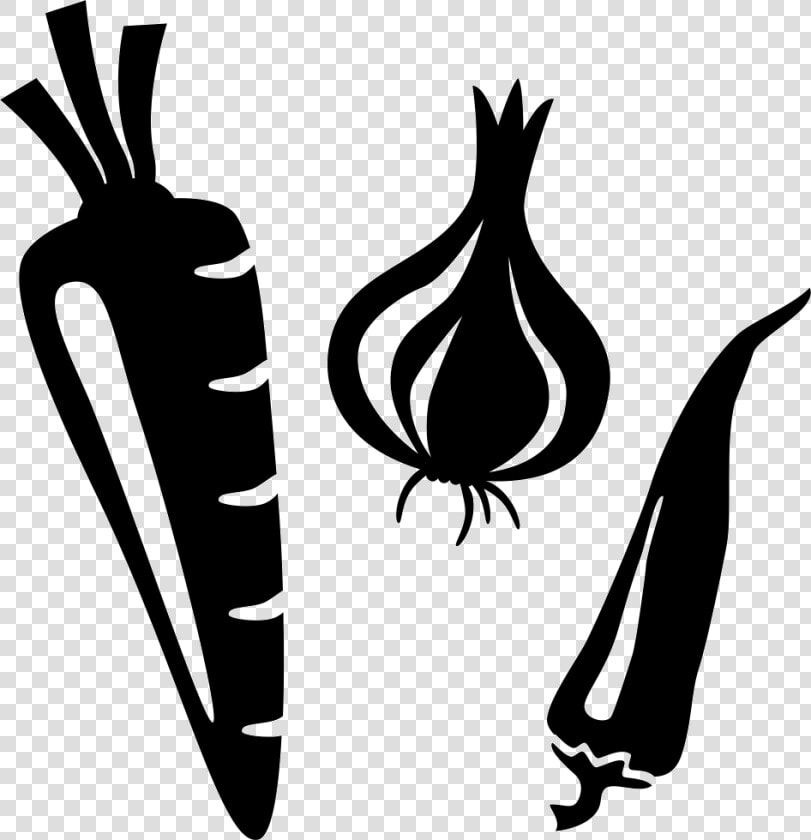 Vegetables   Black And White Vegetable Svg  HD Png DownloadTransparent PNG