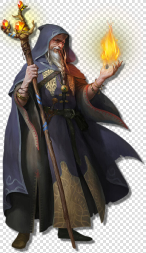  man  male  guy  dude  wizard  sorcerer  magic  magician   Dnd Wizard  HD Png DownloadTransparent PNG