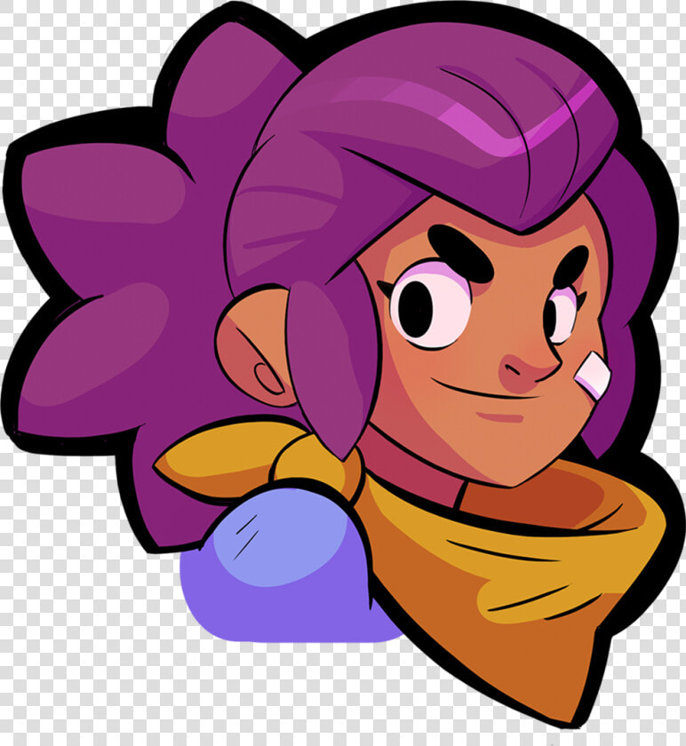 Brawl Stars Characters Shelly  HD Png DownloadTransparent PNG