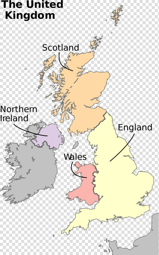 Unlabeled Map Of Uk  HD Png DownloadTransparent PNG