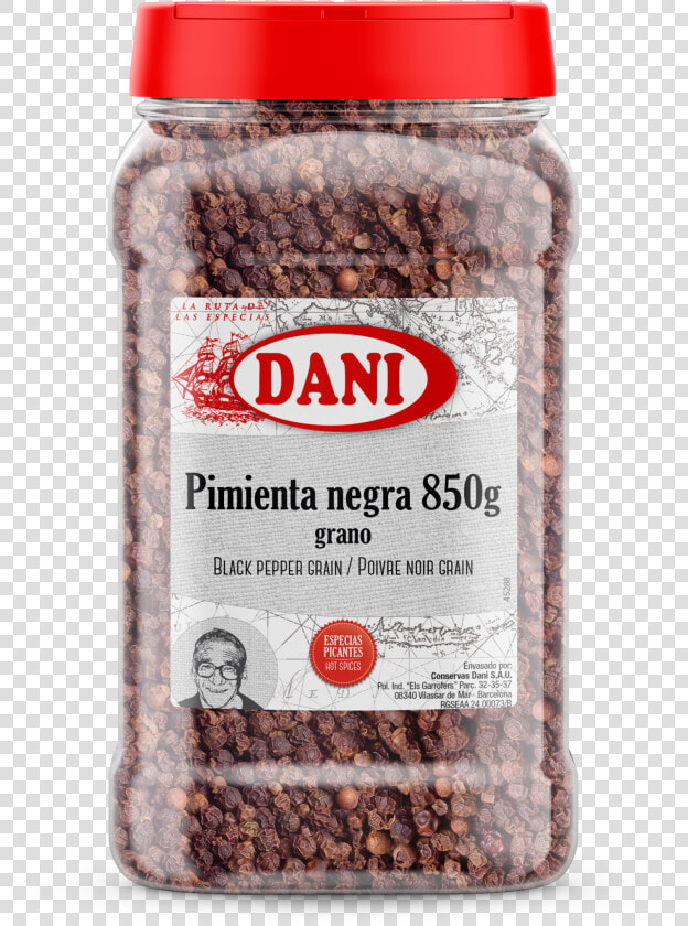 Black Pepper Grain 850g Dani   Barcelona Black Pepper  HD Png DownloadTransparent PNG