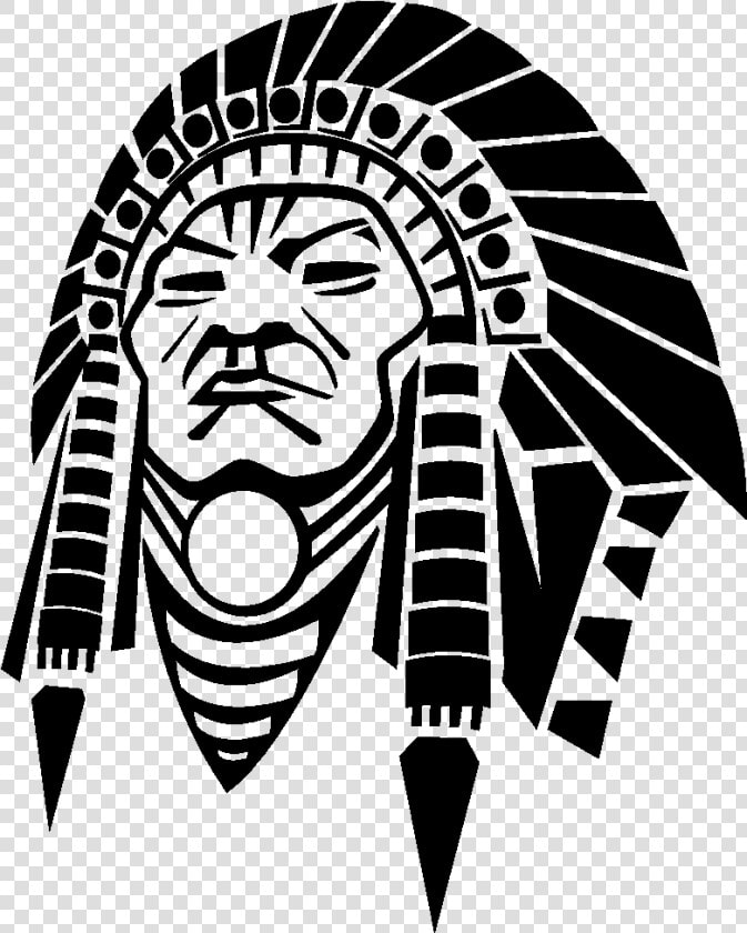 Native Americans In The United States Clip Art   Red Indian Black And White  HD Png DownloadTransparent PNG