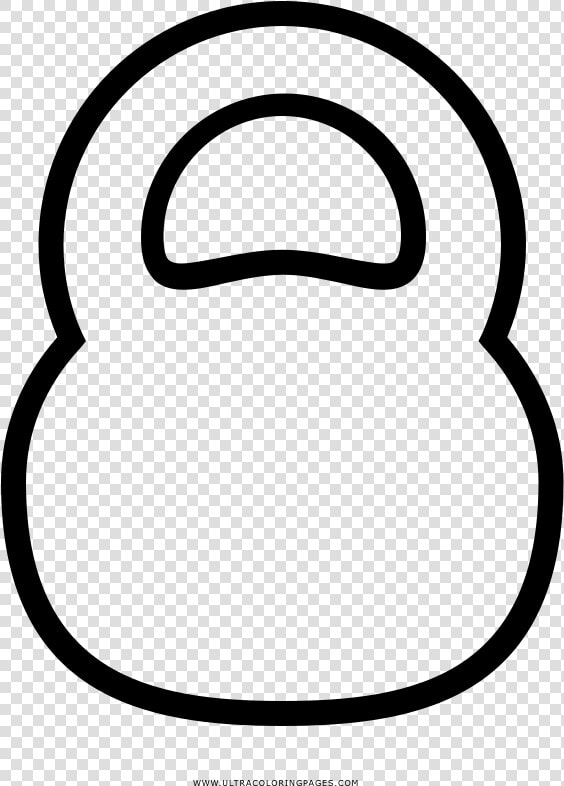 Kettlebell Coloring Page  HD Png DownloadTransparent PNG