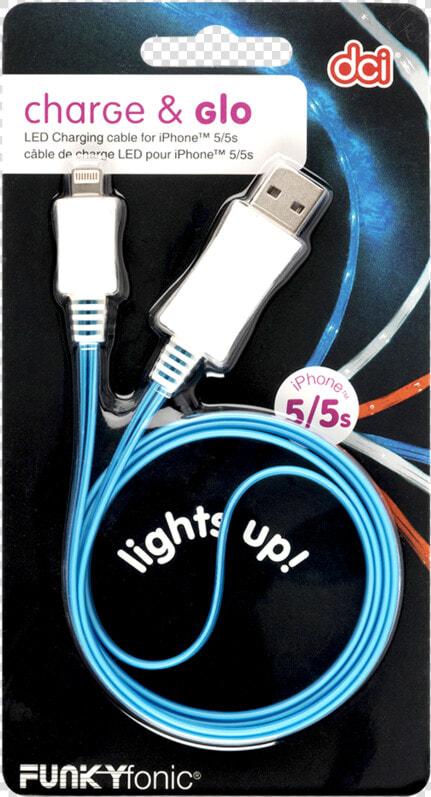 Glow Iphone Charging Cable  HD Png DownloadTransparent PNG