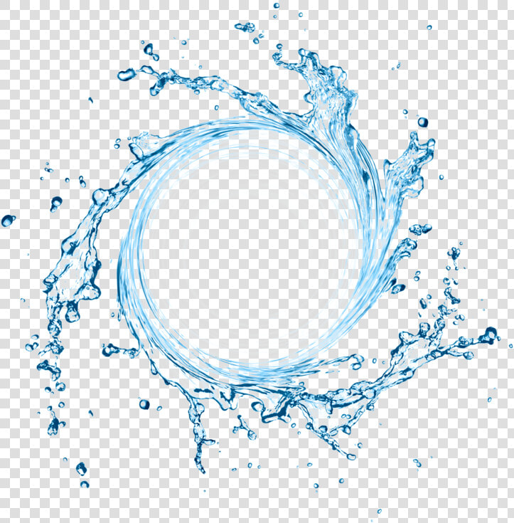 Blue Swirling Water Splash   Png Download   Water Splash Circle Png  Transparent PngTransparent PNG