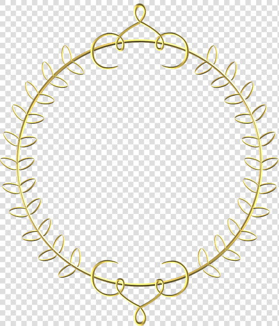  adorn  adornment  adorno  quadro  moldura  borda  vetor   Golden Round Border Transparent Background  HD Png DownloadTransparent PNG