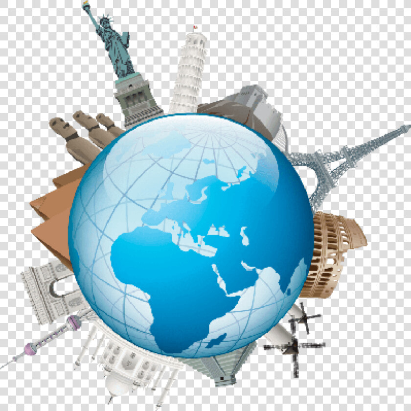 Traveling Clipart Globe   Marché De Quotas D Émission  HD Png DownloadTransparent PNG