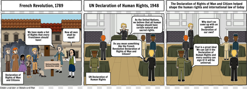 Declaration Of The Rights Of Man Storyboard  HD Png DownloadTransparent PNG