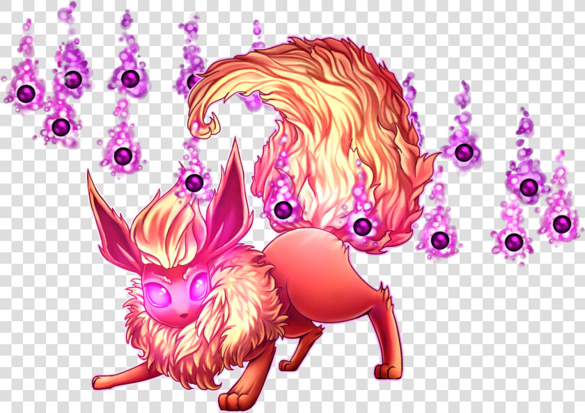 Flareon Used Will O Wisp By Ikiska   Will O Wisp Fire  HD Png DownloadTransparent PNG