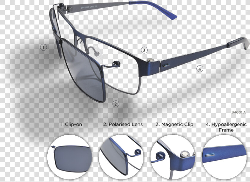 Spectacles With Sunglasses Attachment  HD Png DownloadTransparent PNG