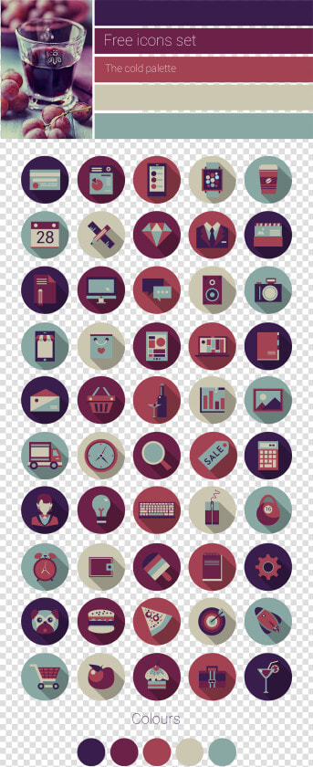 Color Palette Flat Color Icons  HD Png DownloadTransparent PNG