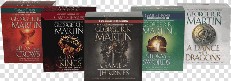 Martin Song Of Ice And Fire Audiobook Bundle   Song Of Ice And Fire Audiobooks  HD Png DownloadTransparent PNG