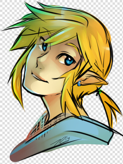 Link Artwork Nintendo Games Fan Art Legend Of Zelda   Cartoon  HD Png DownloadTransparent PNG