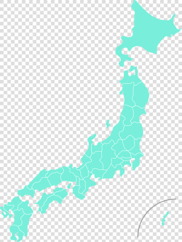 Blue Map Of Japan   Japan Map Clipart  HD Png DownloadTransparent PNG