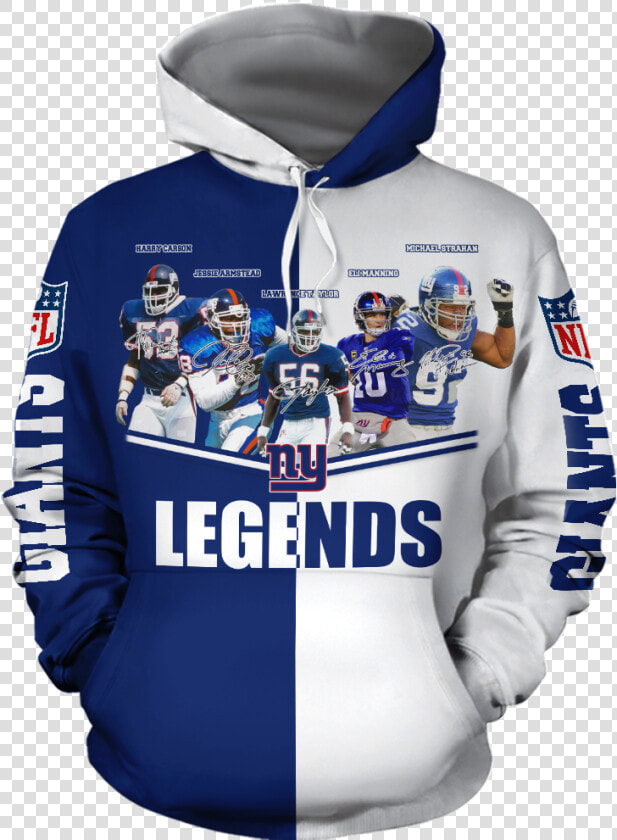 Ny Giants Sweatshirt With Giants Legends  HD Png DownloadTransparent PNG