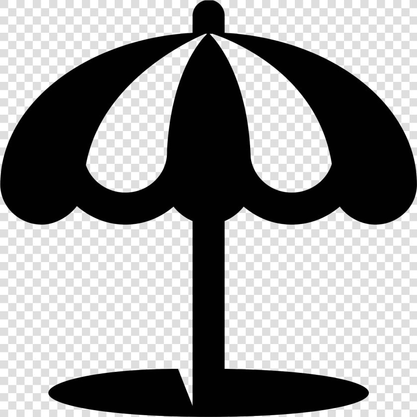 Transparent Beach Umbrella Clipart Black And White   Beach Umbrella Logo Png  Png DownloadTransparent PNG